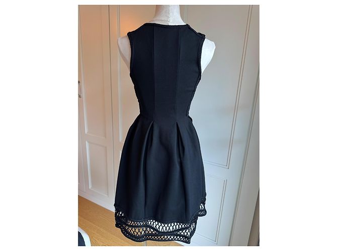 Maje Kleid schwarz aus Viskose - Ansicht 3