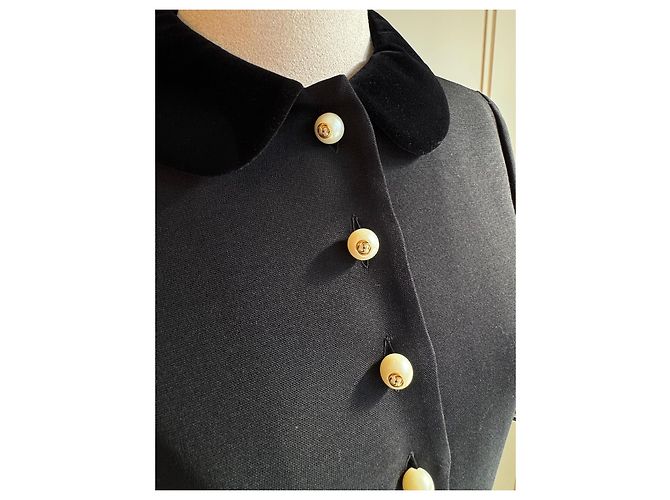 Gucci Kleid aus schwarzer Seide - Ansicht 5