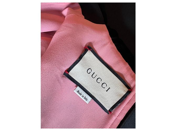 Gucci Kleid aus schwarzer Seide - Ansicht 8