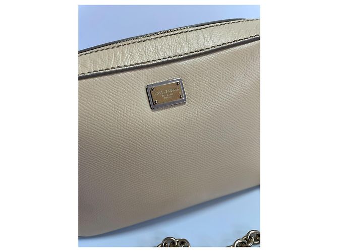 Borsa a tracolla Christian Louboutin in pelle beige - vista 2