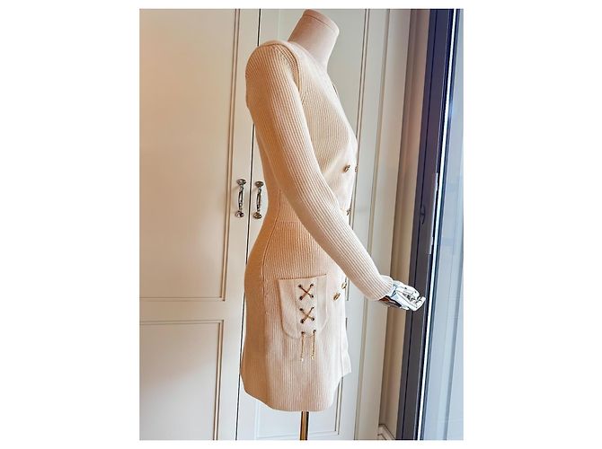 Elisabetta Franchi Kleid Beige Viscose - Ansicht 2