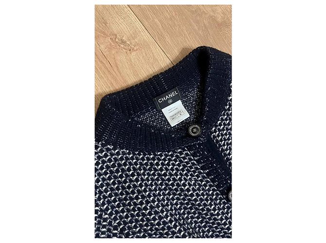 Chanel Cardigan aus Kaschmir-Mischung Mehrfarbig Mehrfarben - Ansicht 2