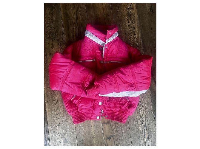 Increíble chaqueta puffer de la colección Sport de Chanel Rosa - vista 4