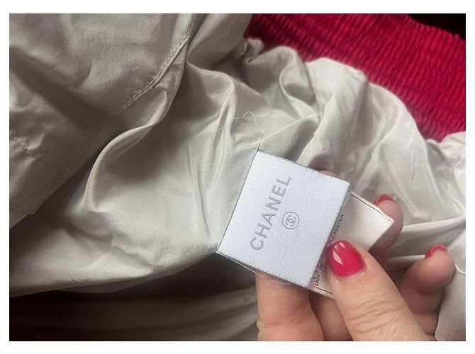 Increíble chaqueta puffer de la colección Sport de Chanel Rosa - vista 6