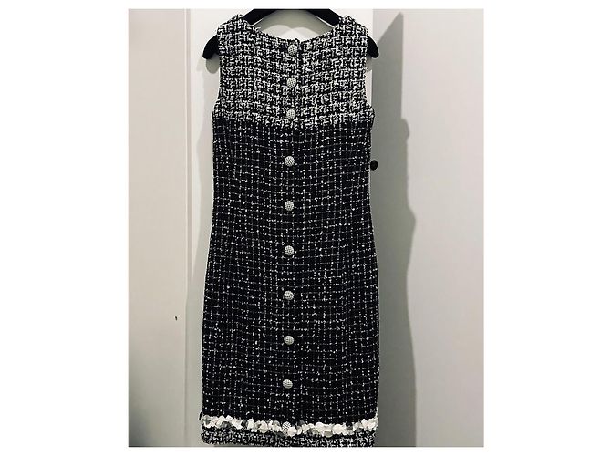 Increíble vestido de algodón de Chanel Multicolor - vista 2