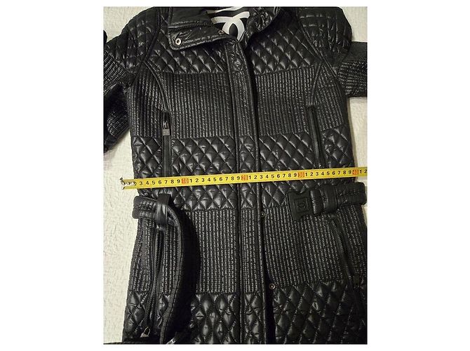 Abrigo Chanel negro de poliéster - vista 10