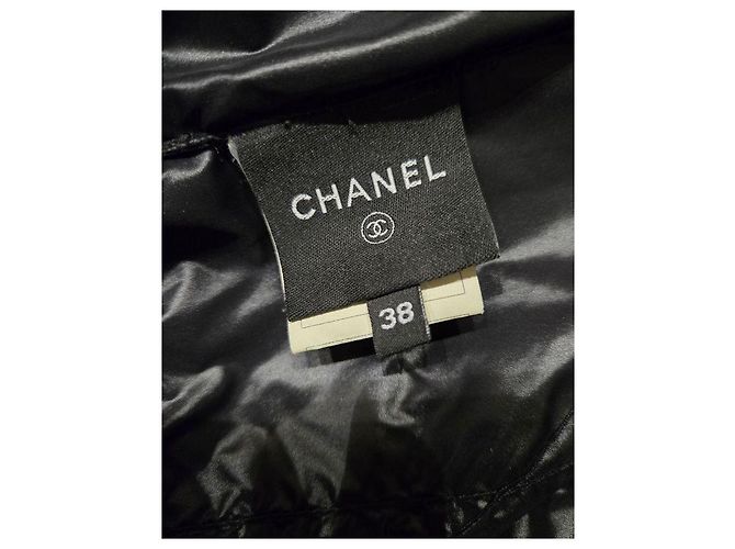 Abrigo Chanel negro de poliéster - vista 4