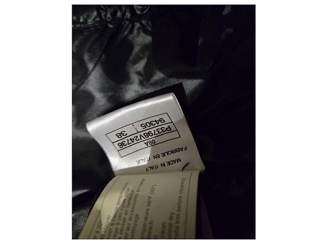 Abrigo Chanel negro de poliéster - vista 5