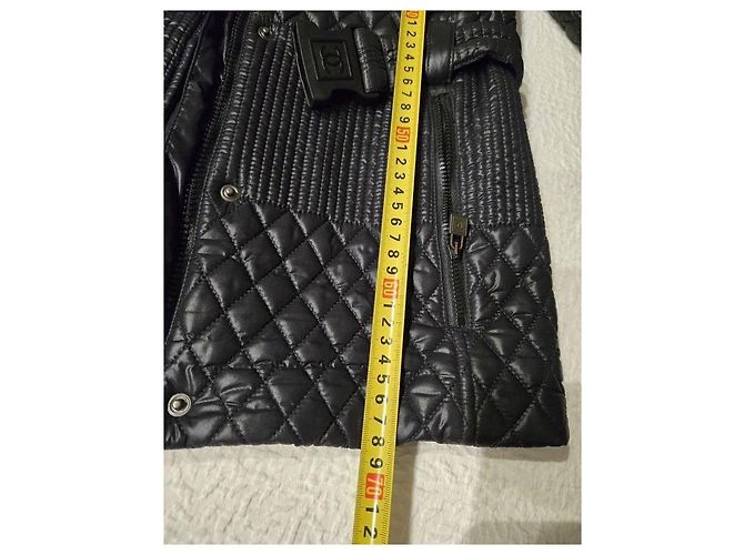 Abrigo Chanel negro de poliéster - vista 7