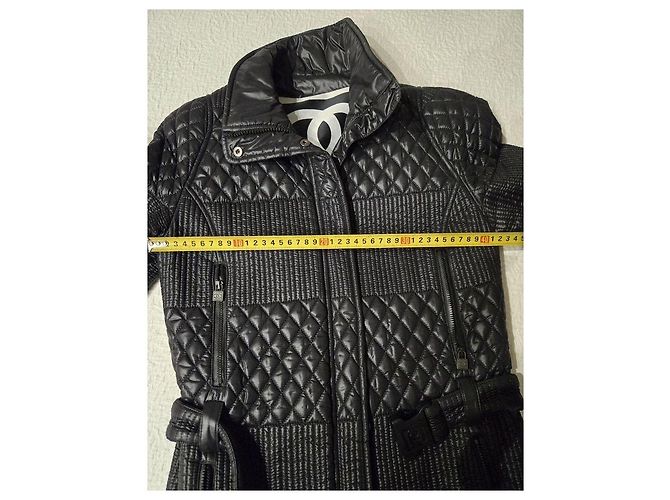 Abrigo Chanel negro de poliéster - vista 9