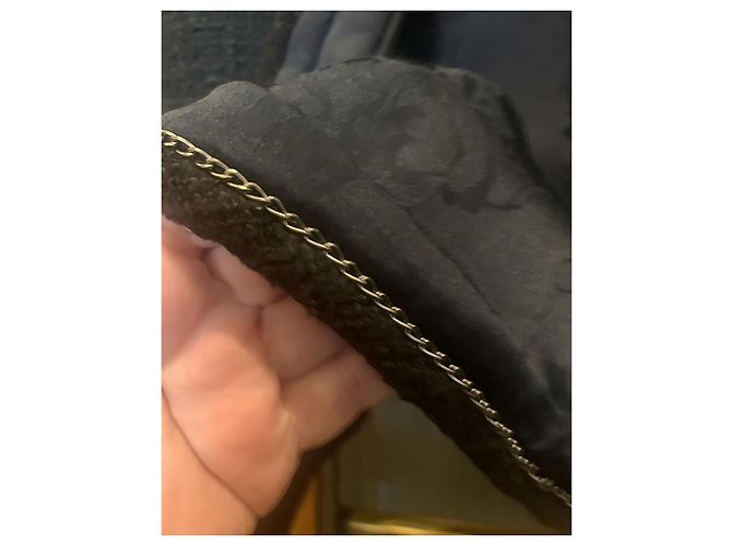 Casaco Cargo de Algodão Tweed Chanel Multicor - vista 3
