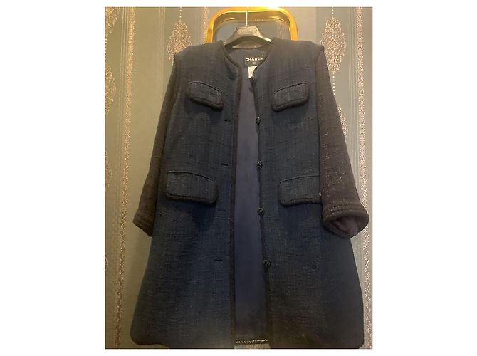 Casaco Cargo de Algodão Tweed Chanel Multicor - vista 4