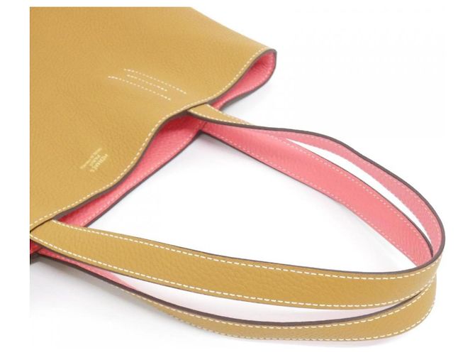Hermès Double Sens Handtasche Braun - Ansicht 4