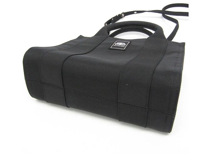 Borsa Balenciaga Trade XS 620882 Nero - vista 6