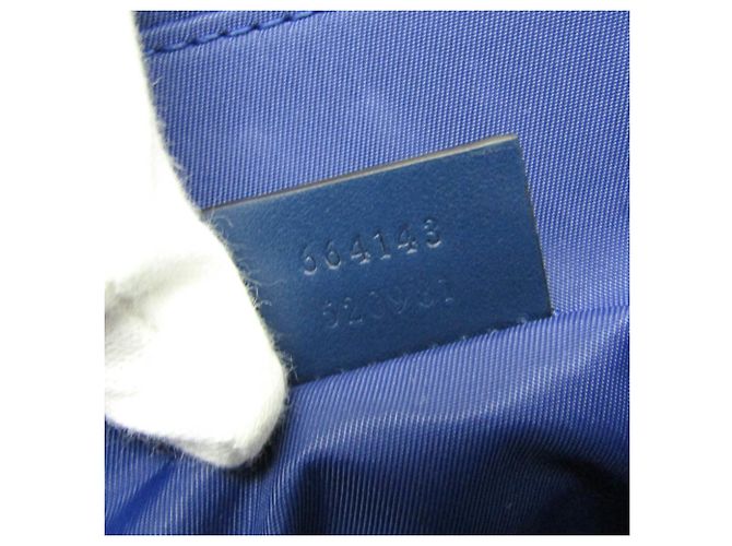 Borsa a Spalla Interlocking G per Bambini Gucci Rosso Blu - vista 13