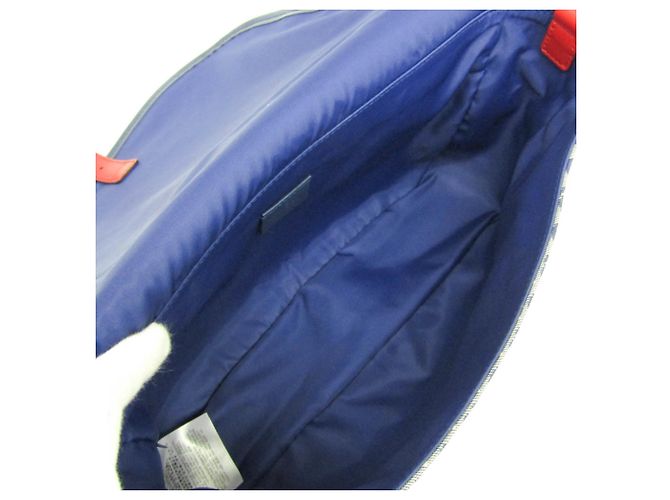 Borsa a Spalla Interlocking G per Bambini Gucci Rosso Blu - vista 3