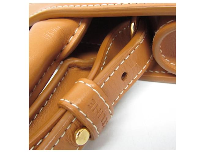 Céline Borsa a mano cabas verticale piccola Celine Bianco sporco Cammello - vista 11
