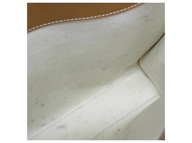 Céline Borsa a mano cabas verticale piccola Celine Bianco sporco Cammello - vista 16