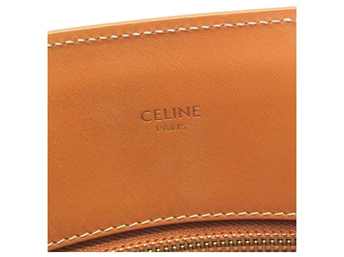 Céline Borsa a mano cabas verticale piccola Celine Bianco sporco Cammello - vista 17