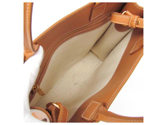Céline Borsa a mano cabas verticale piccola Celine Bianco sporco Cammello - vista 3