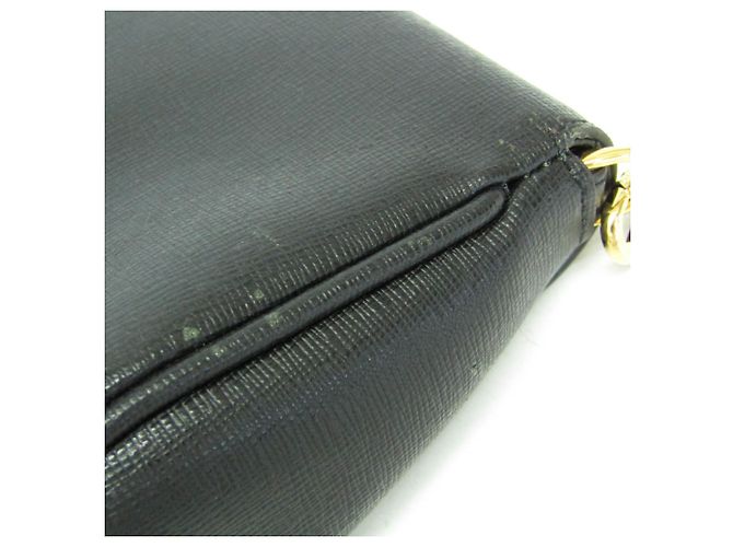 Fendi Mini Pouch 8M0327 Borsa a spalla in pelle per donna Nero - vista 5