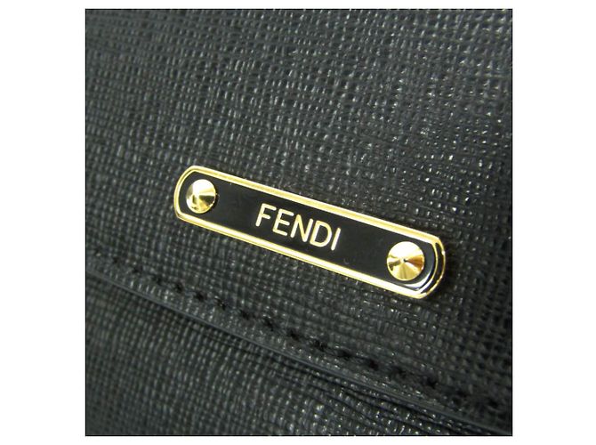 Fendi Mini Pouch 8M0327 Borsa a spalla in pelle per donna Nero - vista 9