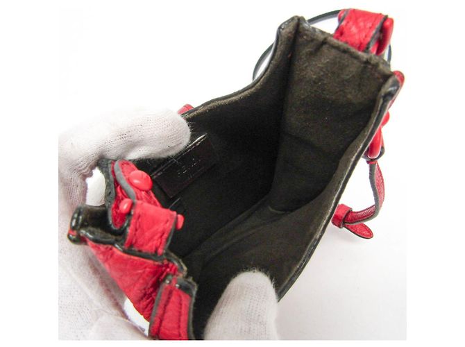Borsa a Spalla per Smartphone Fendi 7AR944 Rosso - vista 3