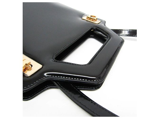 Borsa Gancini Wanda di Salvatore Ferragamo Nero - vista 7