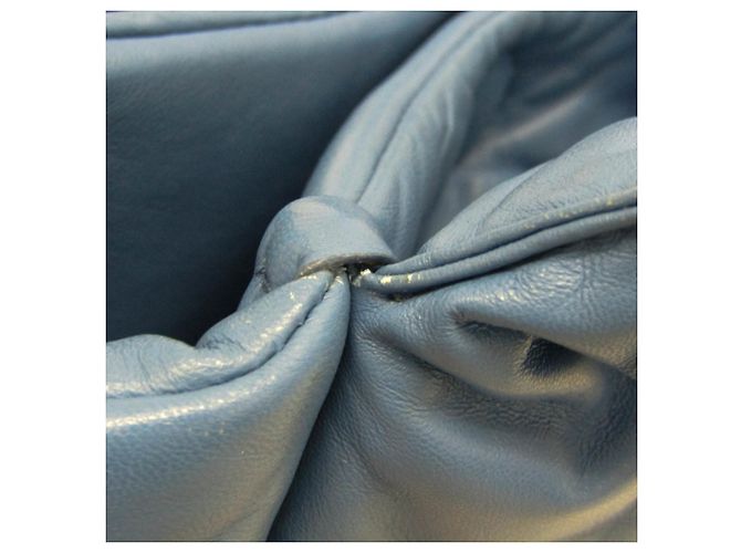 Bolsa de mão/ombro em couro nappa acolchoado 1BA359 para mulheres da Prada Azul - vista 11