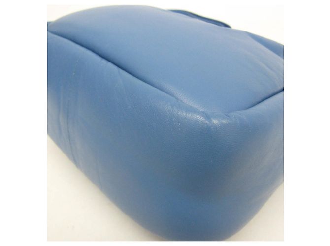 Bolsa de mão/ombro em couro nappa acolchoado 1BA359 para mulheres da Prada Azul - vista 6