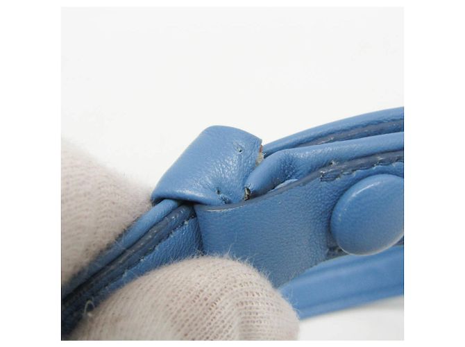 Bolsa de mão/ombro em couro nappa acolchoado 1BA359 para mulheres da Prada Azul - vista 7