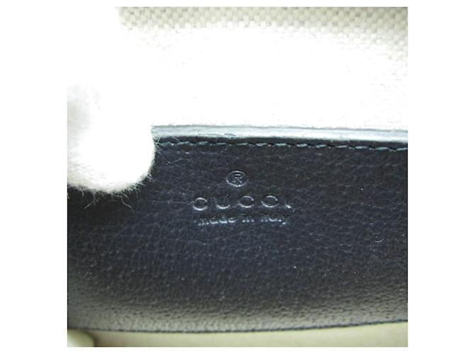 Borsa Gucci Interlocking G 671623 Beige Blu navy - vista 10