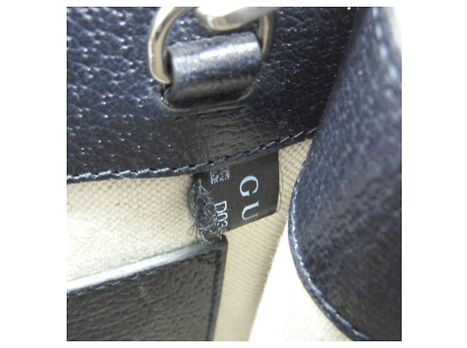 Borsa Gucci Interlocking G 671623 Beige Blu navy - vista 11