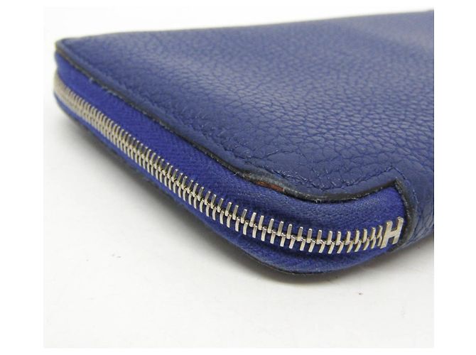 Portafoglio bi-fold classico Azap Long di Hermès Blu navy - vista 5