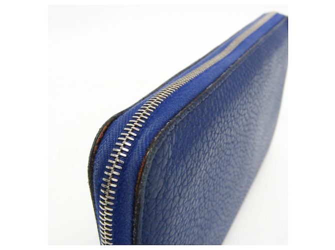 Portafoglio bi-fold classico Azap Long di Hermès Blu navy - vista 7