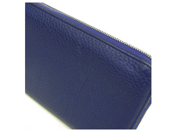 Portafoglio bi-fold classico Azap Long di Hermès Blu navy - vista 8