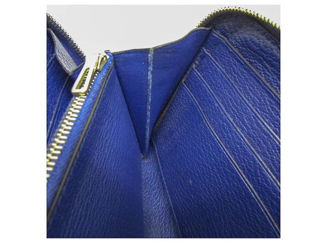 Portafoglio bi-fold classico Azap Long di Hermès Blu navy - vista 9
