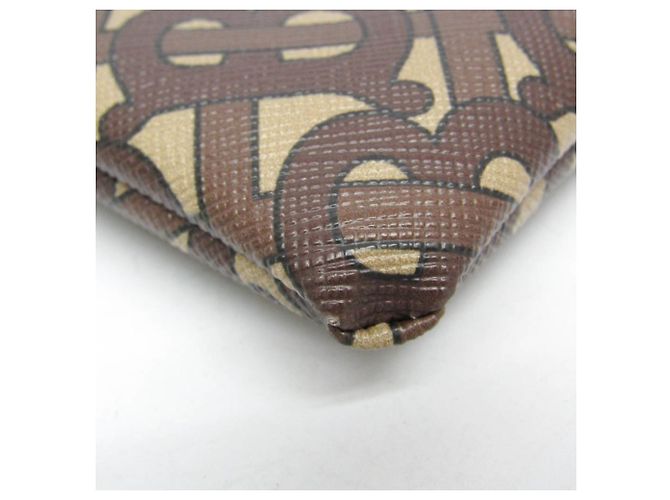 Borsa Clutch Monogramma TB Burberry Marrone - vista 5