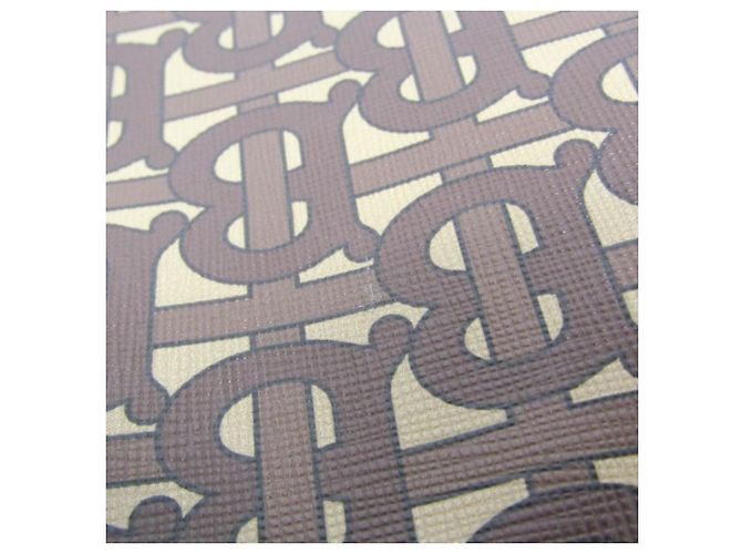 Borsa Clutch Monogramma TB Burberry Marrone - vista 8