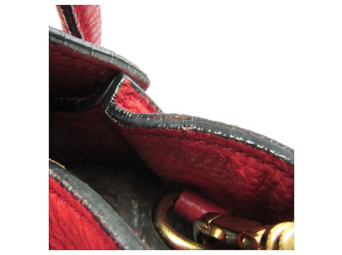 Borsa in pelle Prada VIT DAINO BN2673 Rosso - vista 12