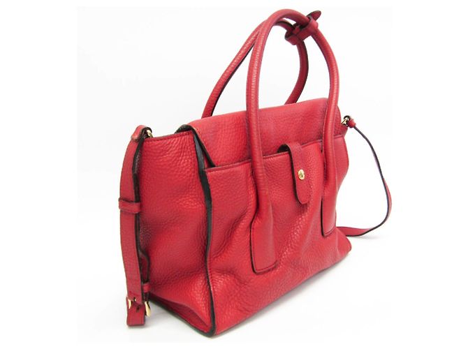 Borsa in pelle Prada VIT DAINO BN2673 Rosso - vista 13