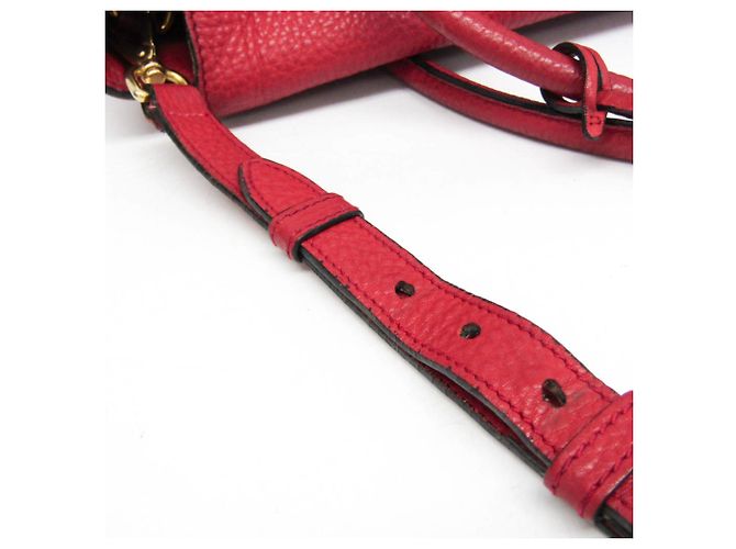 Borsa in pelle Prada VIT DAINO BN2673 Rosso - vista 15