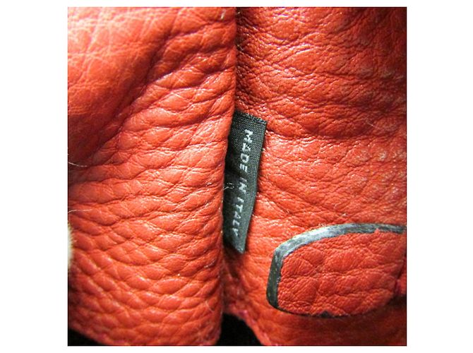 Borsa in pelle Prada VIT DAINO BN2673 Rosso - vista 19