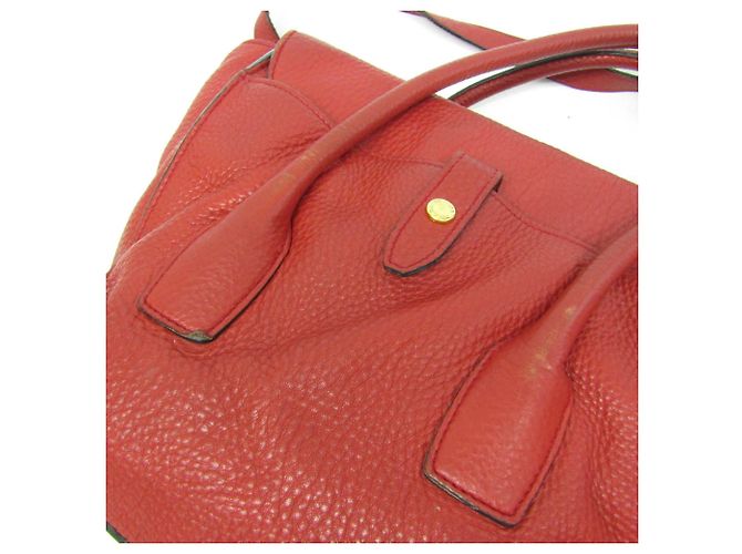 Borsa in pelle Prada VIT DAINO BN2673 Rosso - vista 6