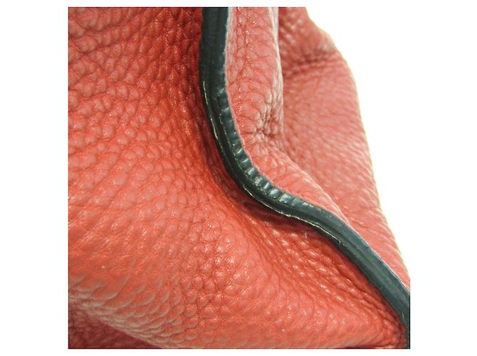 Borsa in pelle Prada VIT DAINO BN2673 Rosso - vista 9