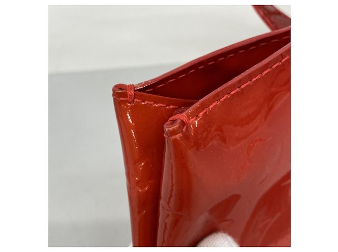 Borsa Louis Vuitton Vernis Wilshire PM Rosso - vista 10