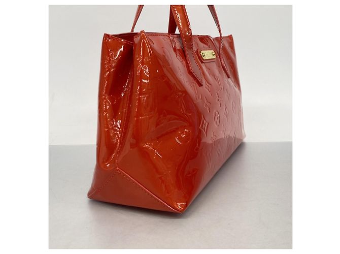 Borsa Louis Vuitton Vernis Wilshire PM Rosso - vista 2
