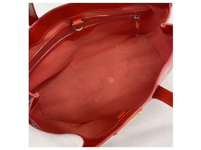 Borsa Louis Vuitton Vernis Wilshire PM Rosso - vista 4