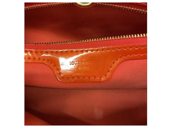 Borsa Louis Vuitton Vernis Wilshire PM Rosso - vista 5