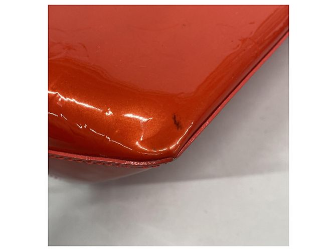 Borsa Louis Vuitton Vernis Wilshire PM Rosso - vista 6